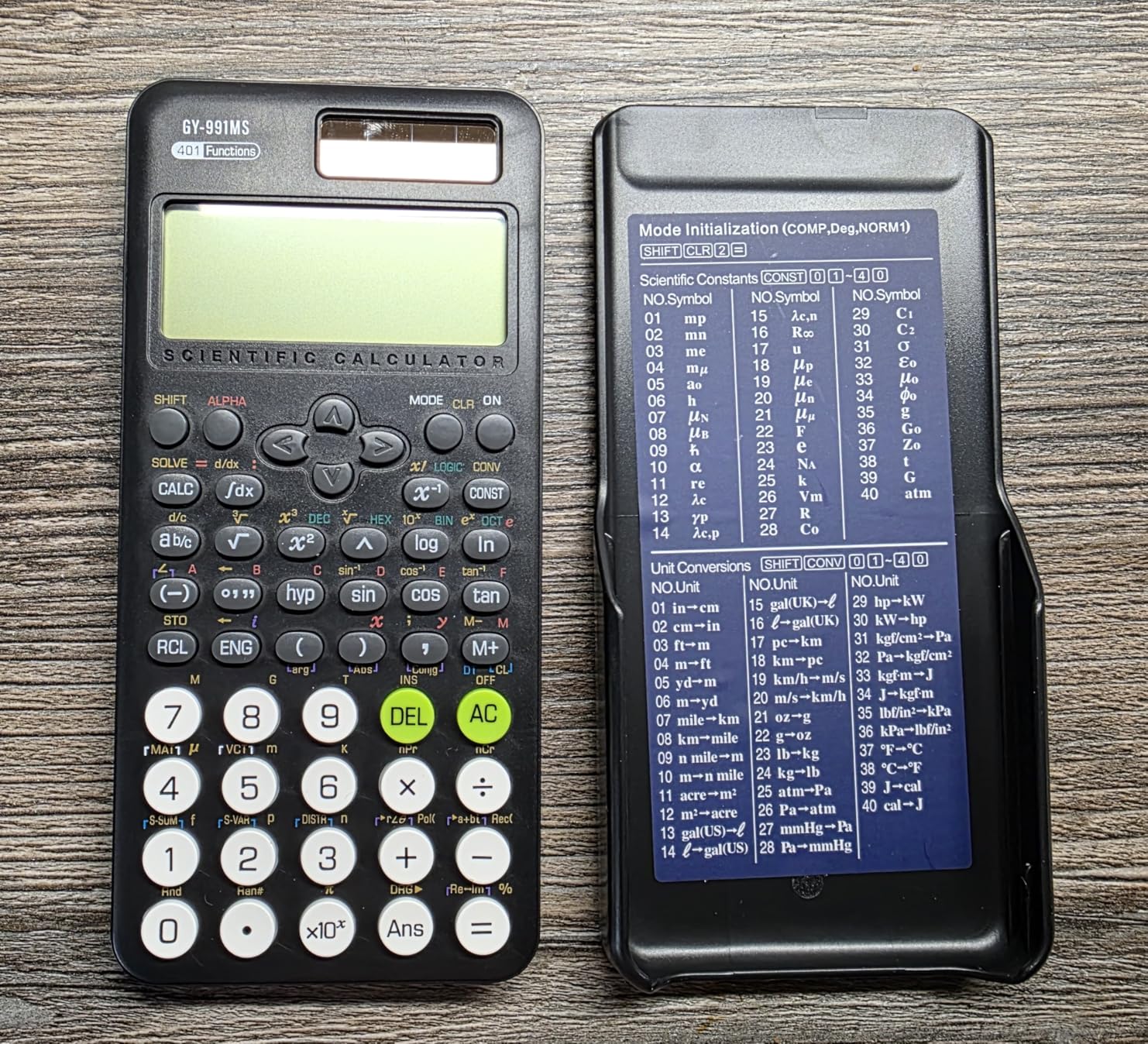 Scientific Calculator For Secondary School - Kalkulator Ilmiah Sekolah 991MS 401 Fungsi