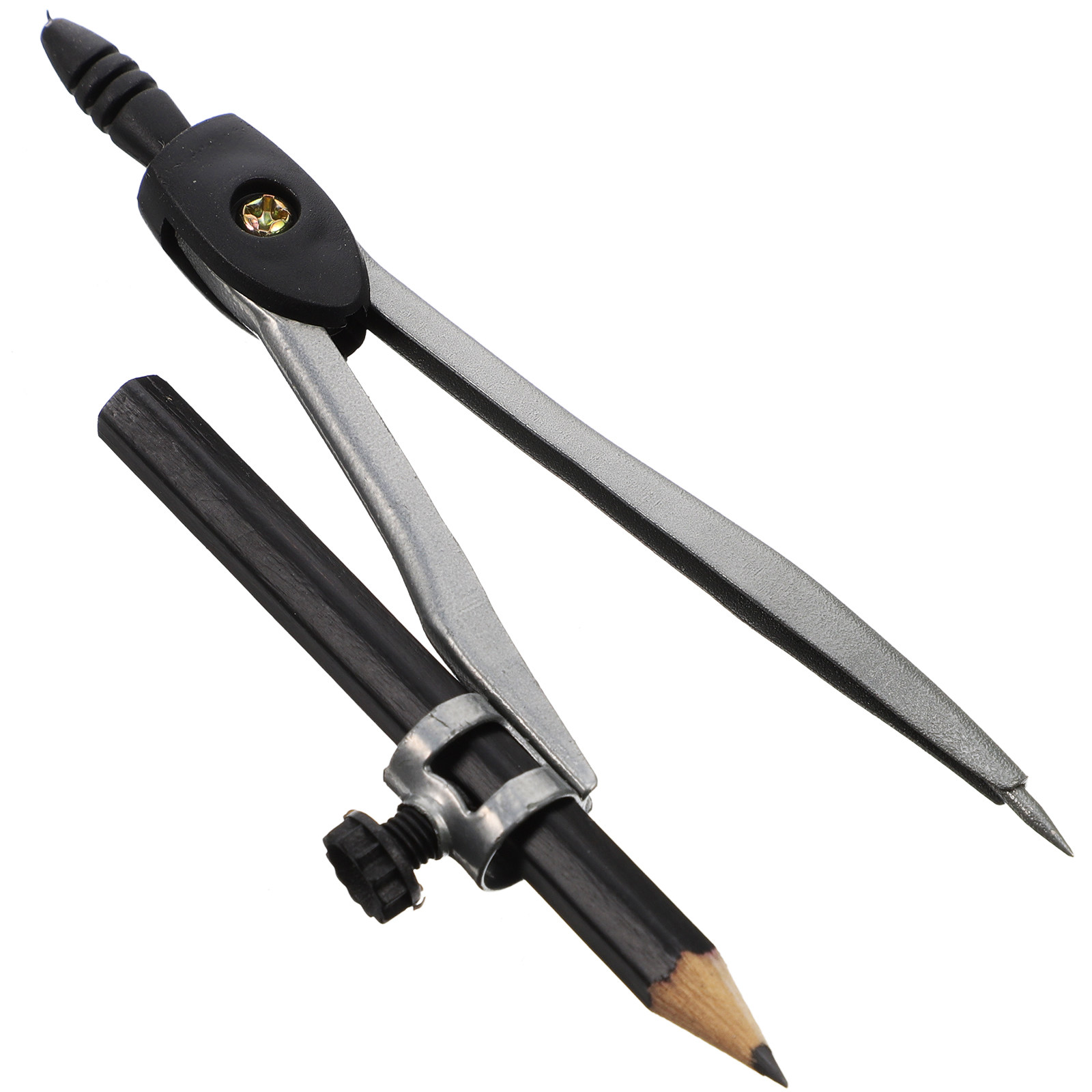 Math Geometry Set With Compass - Set Alat Gambar Kompas Logam Profesional,