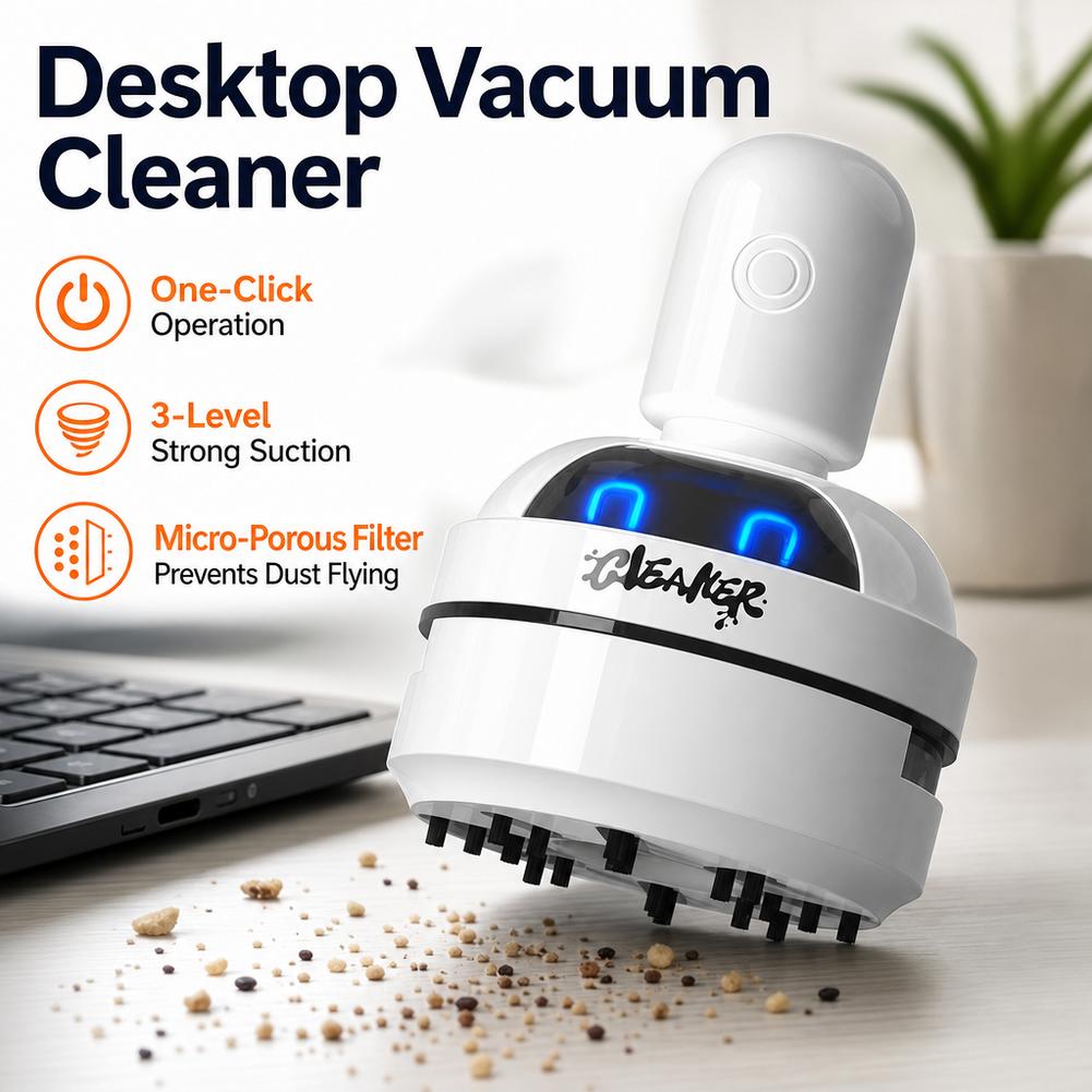 Mini Desktop Vacuum Cleaner For Eraser Dust - Penyedot Debu Mini untuk Meja Kerja