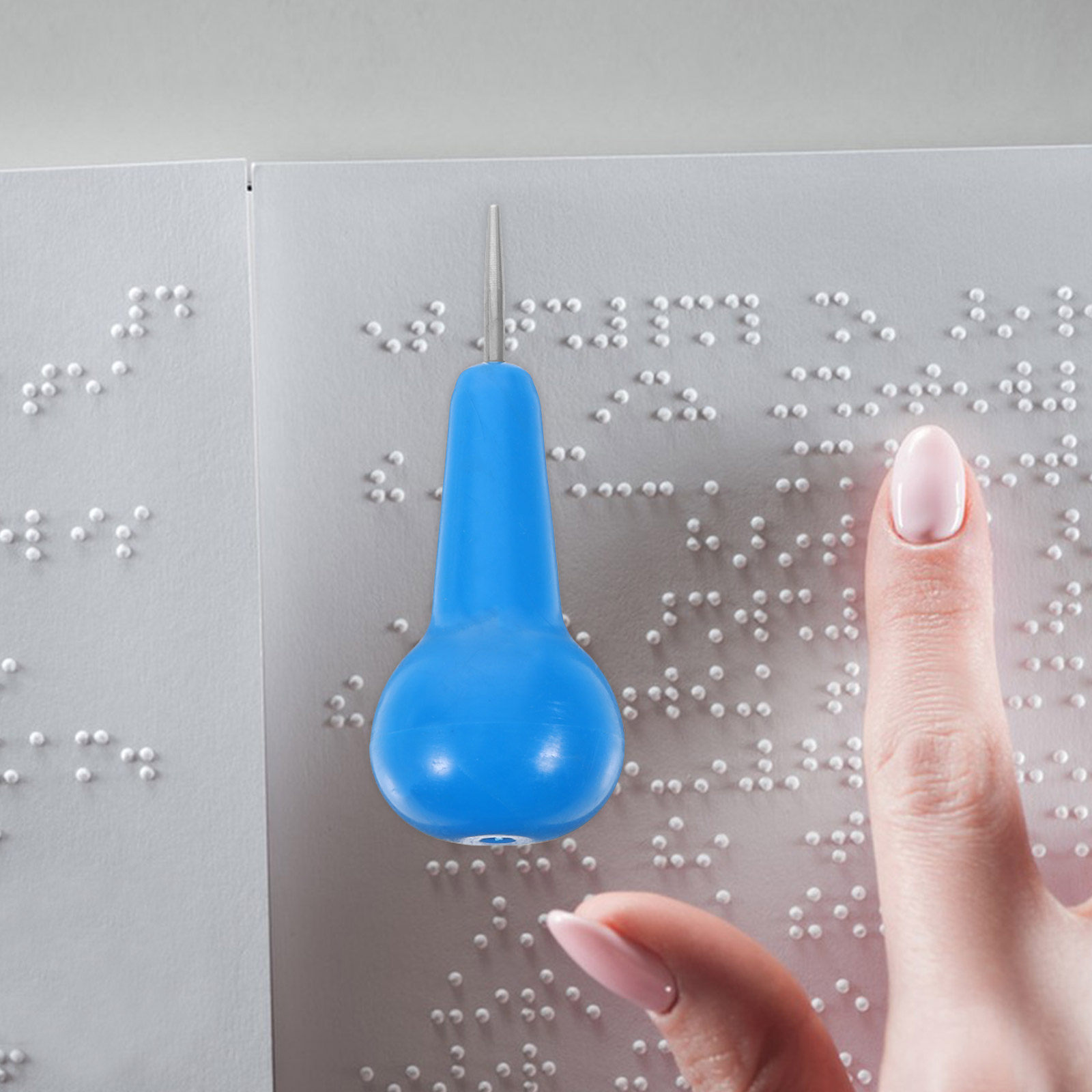 Writing Tools - Pena Tulis Braille Ringan untuk Penyandang