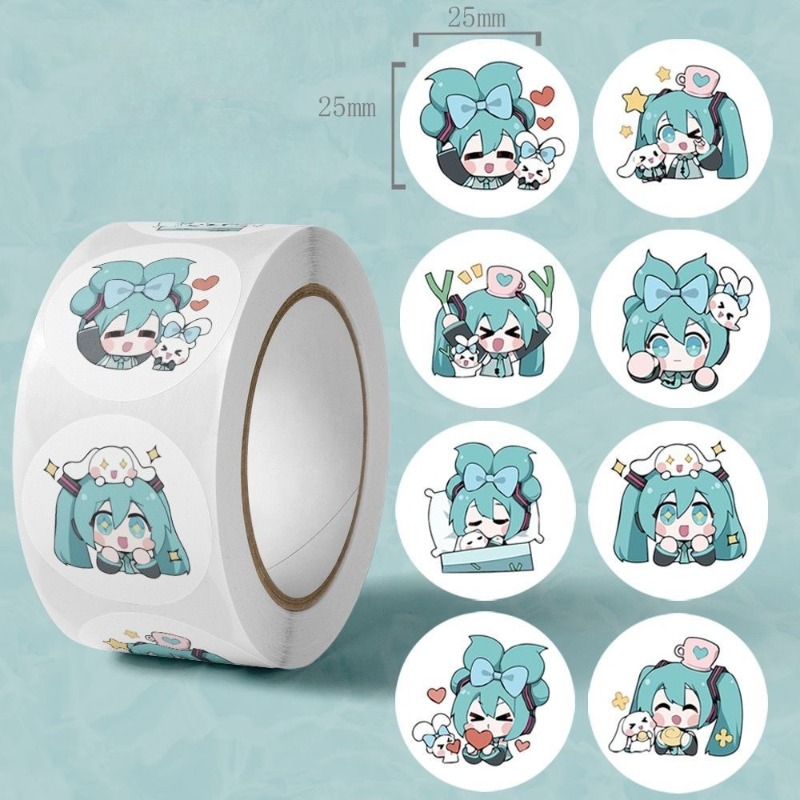 Desk Accessories - Stiker Hatsune Miku Estetik Lucu, Stiker