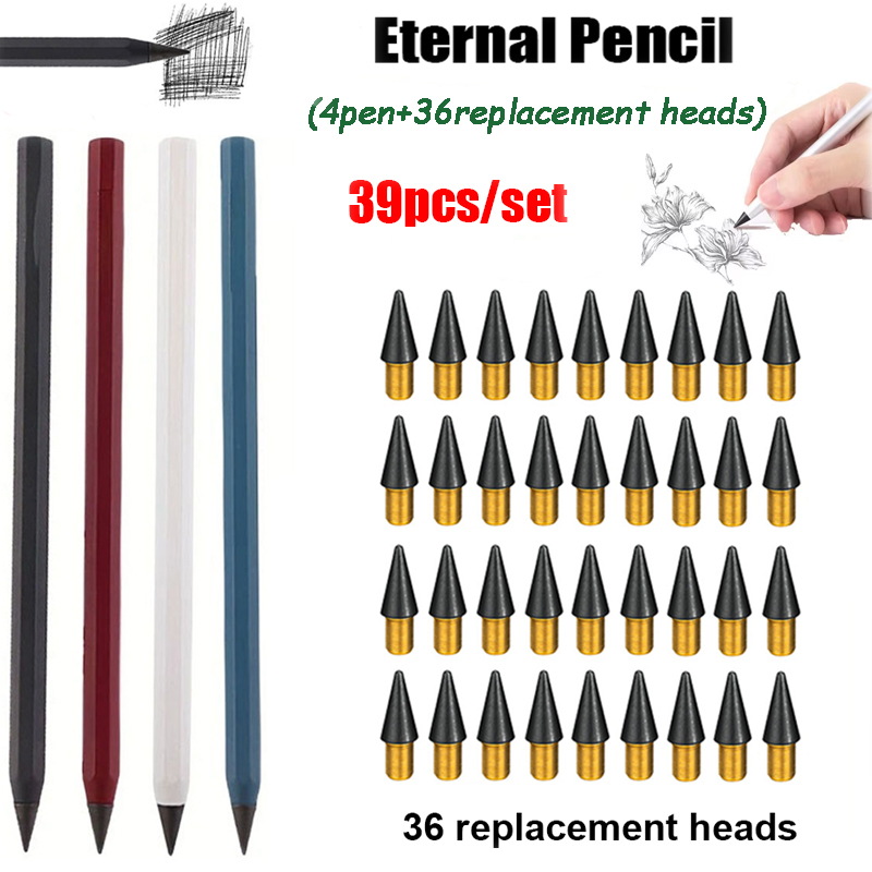 39 Buah/Set Pensil Logam Kreat - Writing Tools ulasan dan harga