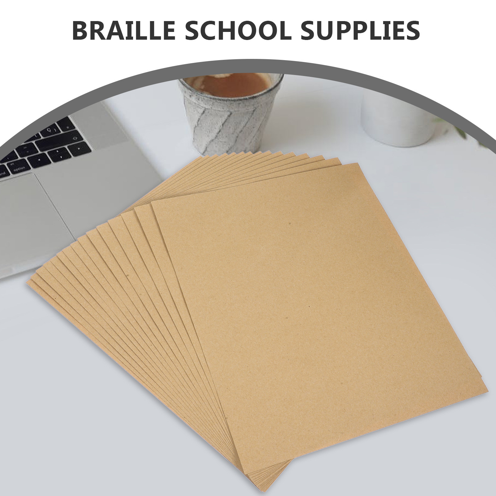 15 Lembar Kertas Karton Braill - Writing Tools ulasan dan harga