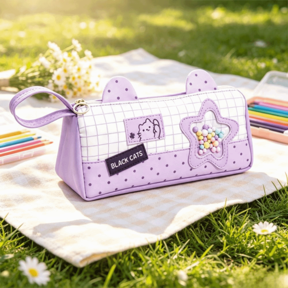 Kotak Pensil Berkapasitas Besa - Aesthetic Large Pencil Case Pouch ulasan dan harga