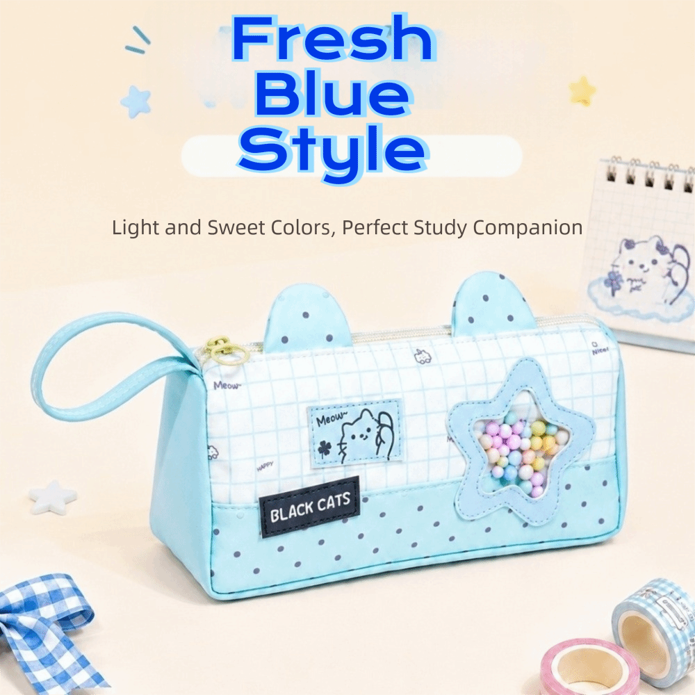 Kotak Pensil Berkapasitas Besa - Aesthetic Large Pencil Case Pouch ulasan dan harga