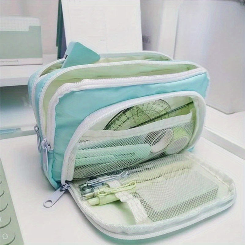 Tas Pensil Estetika Kapasitas  - Aesthetic Large Pencil Case Pouch ulasan dan harga
