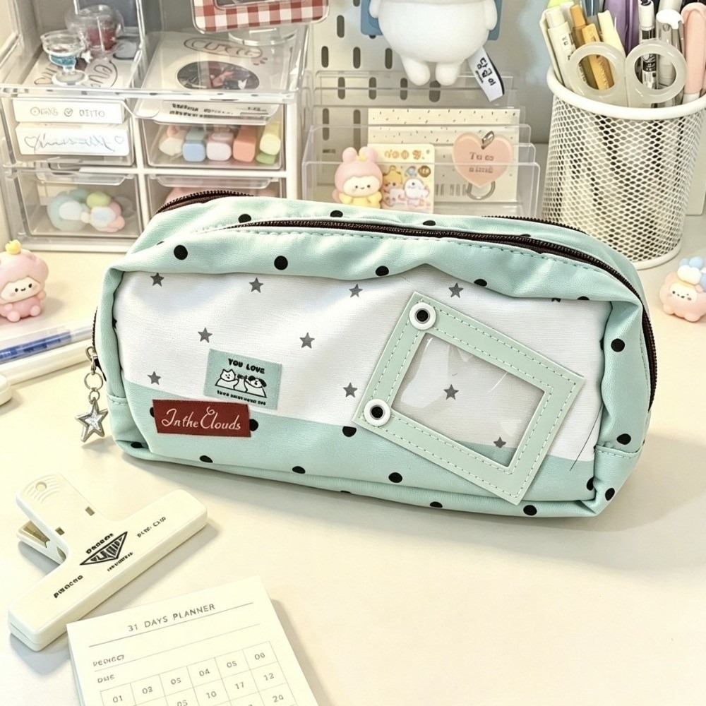 Kotak Pensil Kapasitas Besar P - Aesthetic Large Pencil Case Pouch ulasan dan harga