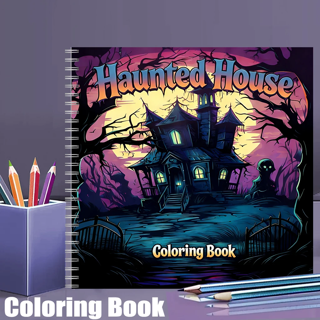 Buku Mewarnai Rumah Hantu untu - School Supplies ulasan dan harga