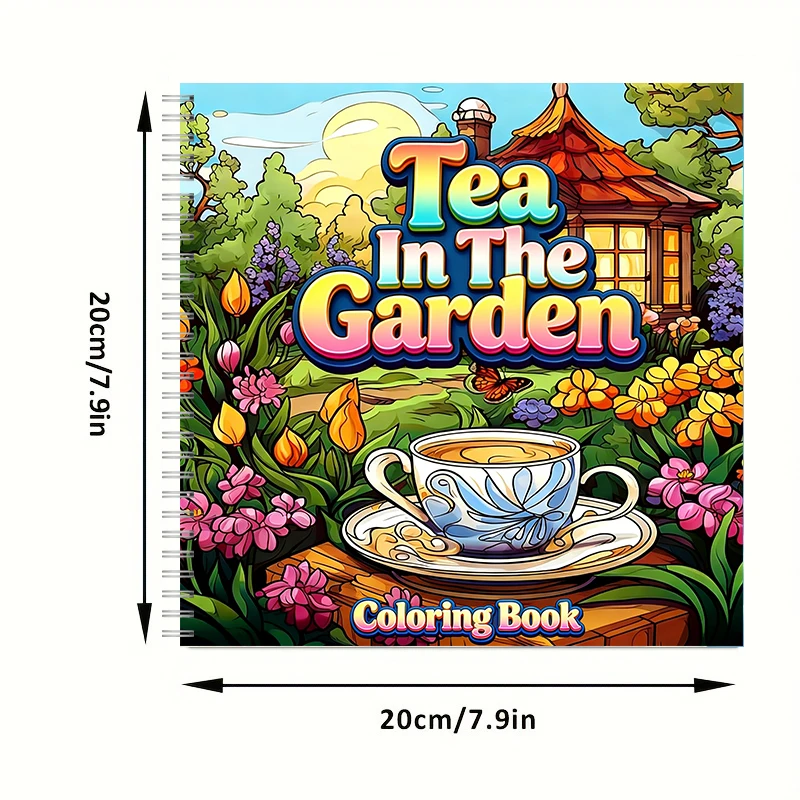 Buku Mewarnai Tea In The Garde - School Supplies ulasan dan harga